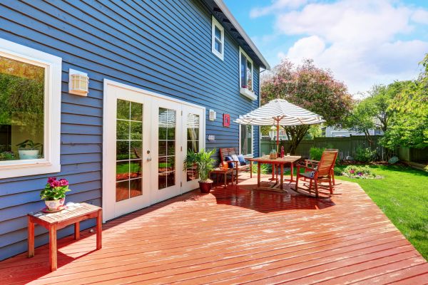 Blue Siding Installation in Chico